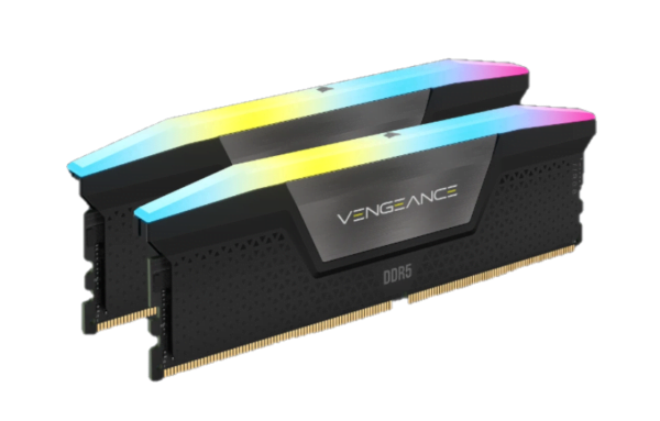 Memoria DDR5 Corsair 32Gb (2x16Gb) 5600 MHz Vengeance RGB Black CL40 (0213)