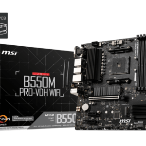 Mother MSI B550M PRO-VDH WIFI DDR4 AM4 (Serie 3000/4000/5000) (3698)