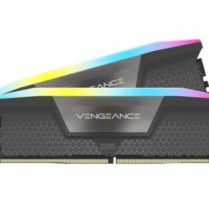 Memoria DDR5 Corsair 32Gb (2x16Gb) 6000 MHz Vengeance RGB AMD EXPO & Intel XMP Black CL36 (9653)
