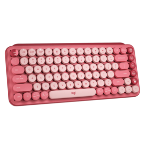 Teclado Logitech Pop Keys Mecanico Coral Rose 920-010715