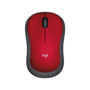 Mouse Logitech Wir M185 Red 910-003635