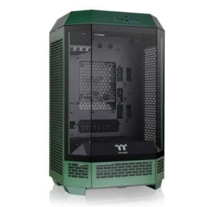 Gabinete TT The Tower 300 Mid-Tower TG x3 Fan x2 Racing Green (1082)