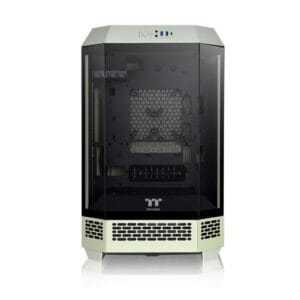 Gabinete TT The Tower 300 Mid-Tower TG x3 Fan x2 Match Green (1099)