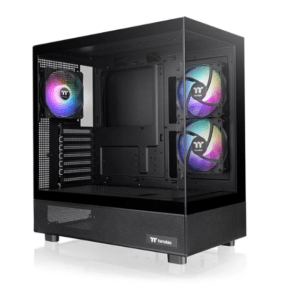 Gabinete TT View 270 Plus Mid-Tower TG x2 Fan ARGB x3 Black (4182)