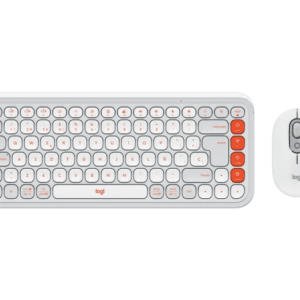 Teclado+Mouse Logitech Pop Icon White 920-013055