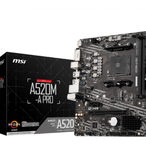 Mother MSI A520M-A PRO DDR4 AM4 (Series 3000/4000/5000) (9927)