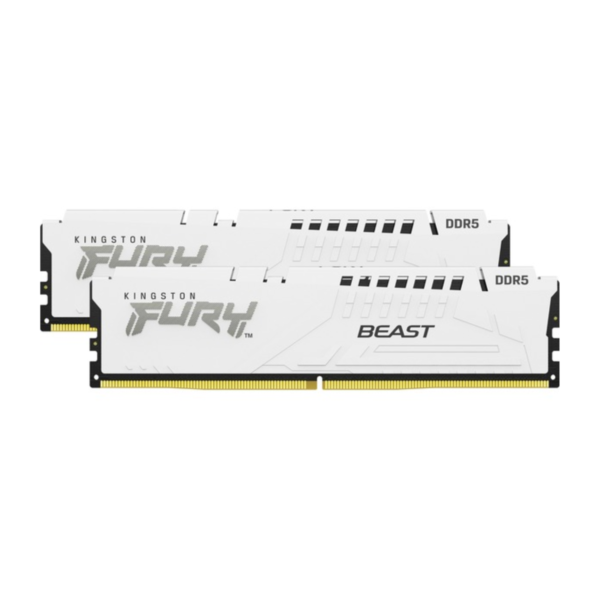 Memoria DDR5 Kingston 32GB (2x16GB) 6000 Mhz FURY Beast White EXPO (5872)
