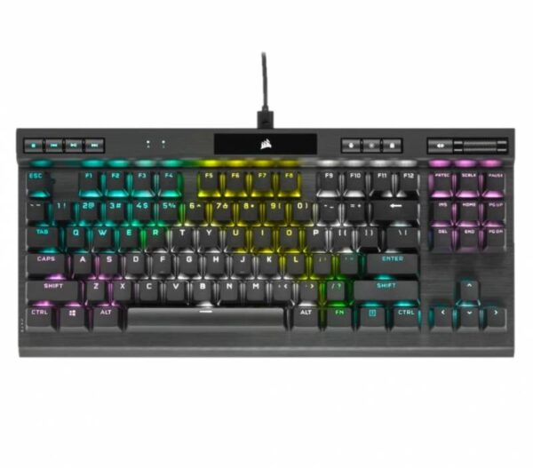 Teclado Corsair K70 RGB TKL Champion Series c/teclas PBT Double Shot Pro
