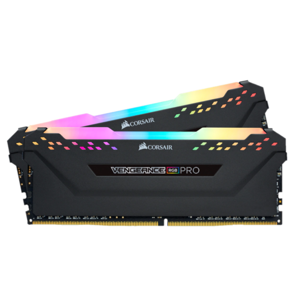 Memoria DDR4 Corsair 16Gb (2x8Gb) 3200 MHz Vengeance RGB Pro Black CL16 (5381)