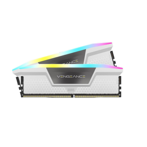 Memoria DDR5 Corsair 64Gb (2x32Gb) 6400 MHz Vengeance RGB White CL32 (4466)