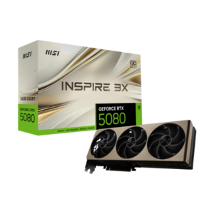 VGA MSI GeForce RTX 5080 INSPIRE 3X OC 16G (2474)