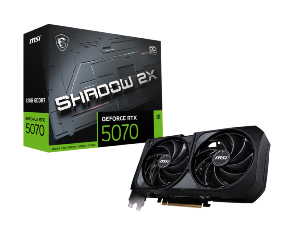 VGA MSI GeForce RTX 5070 SHADOW 2X OC 12G (8175)