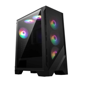 Gabinete MSI MAG FORGE 120A Airflow TG Mid-Tower Fan Auto-RGB x6 (1576)