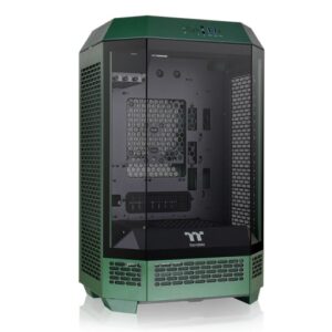 Gabinete TT The Tower 300 Mid-Tower TG x3 Fan x2 Racing Green (1082)