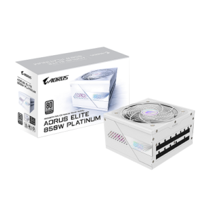 Fuente Gigabyte 850W 80 Plus Platinum AORUS ELITE Full Modular PCIe 5.0 White (4415)