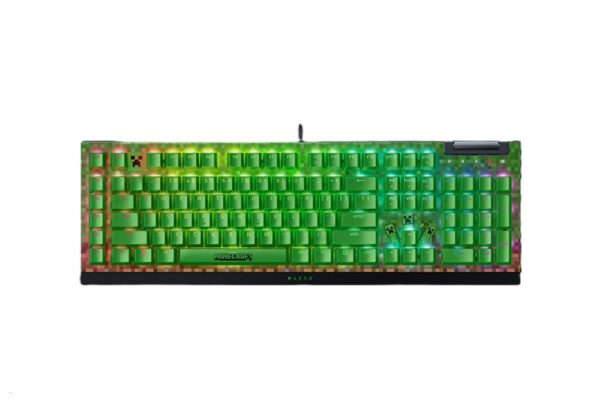 Teclado Razer BlackWidow V4 X Mechanical RGB (Green Switch) Minecraft Edition (2936)