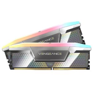 Memoria DDR5 Corsair 48Gb (2x24Gb) 8800 MHz Vengeance RGB iCue Plateado CL42 (5727)