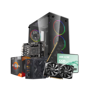 Pc Gamer Raptor AMD Ryzen 7-5700G 16G SSD 480Gb RTX 3060 12G PSU 750W 80+ (MSI)