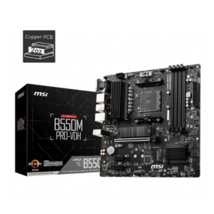 Mother MSI B550M PRO-VDH DDR4 AM4 (Serie 3000/4000/5000) (8417)