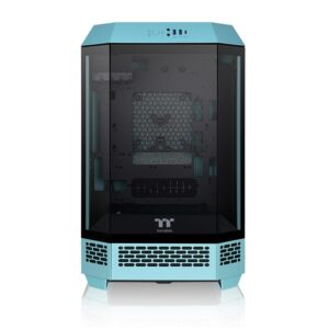 Gabinete TT The Tower 300 Mid-Tower TG x3 Fan x2 Turquoise (1075)