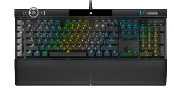 Teclado Corsair K100 RGB Mecanico Switch Cherry MX Black (1935)