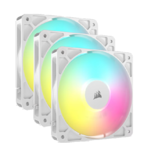 Fan Cooler Corsair RS120 ARGB 120mm White Pack x3 (4176)