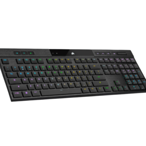 Teclado Corsair K100 Air RGB Mecanico Switch Cherry MX Ultra Low Profile Black Wireless (5176)