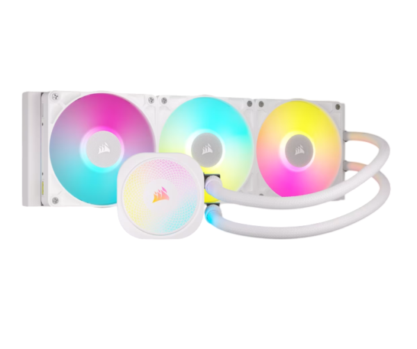 Water Cooling Corsair iCUE LINK TITAN 360 RX RGB 3x CPU Cooler 360mm White (5463)
