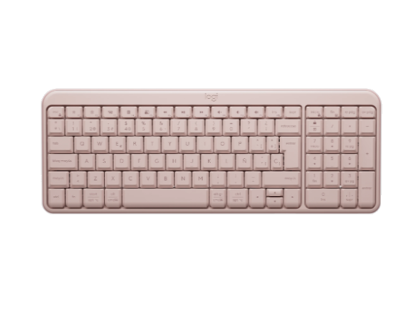 Teclado Logitech Bluetooth K250 Pebble Rose 920-013447