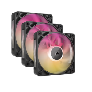 Fan Cooler Corsair iCUE LINK RX120 MAX RGB 120mm Black Pack x3 (2974)
