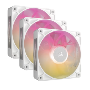 Fan Cooler Corsair iCUE LINK RX120 MAX RGB 120mm White Pack x3 ((3018)
